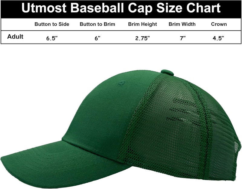 Utmost Structured Baseball Cap with Adjustable Closure - Performance Hat for Outdoor Activities - Image 4
